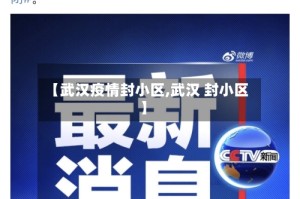【武汉疫情封小区,武汉 封小区】