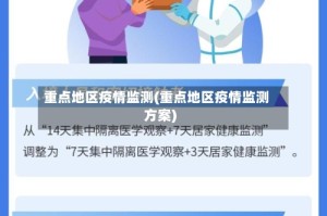 重点地区疫情监测(重点地区疫情监测方案)