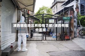 浦西哪些地区有疫情了呢/浦西有哪些区域