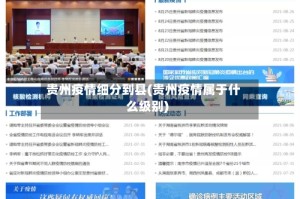 贵州疫情细分到县(贵州疫情属于什么级别)