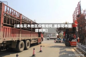 【浦东花木地区疫情如何,浦东花木新增病例】