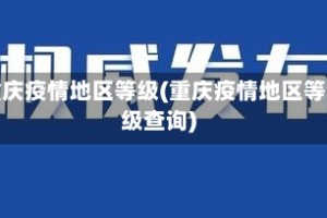 重庆疫情地区等级(重庆疫情地区等级查询)