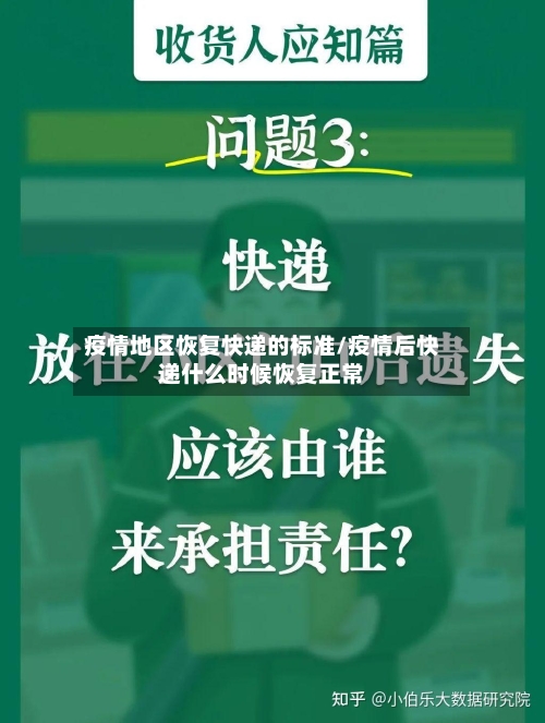 疫情地区恢复快递的标准/疫情后快递什么时候恢复正常-第1张图片
