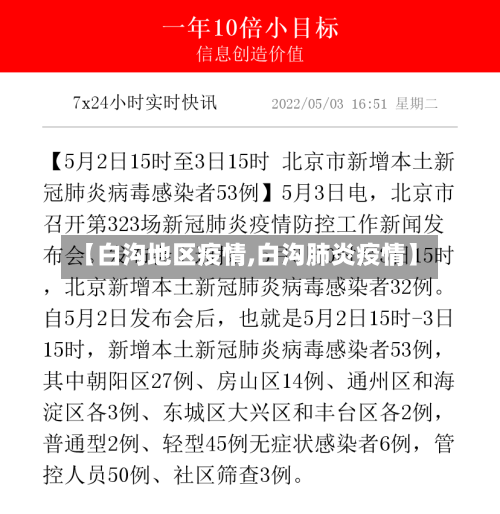 【白沟地区疫情,白沟肺炎疫情】-第1张图片