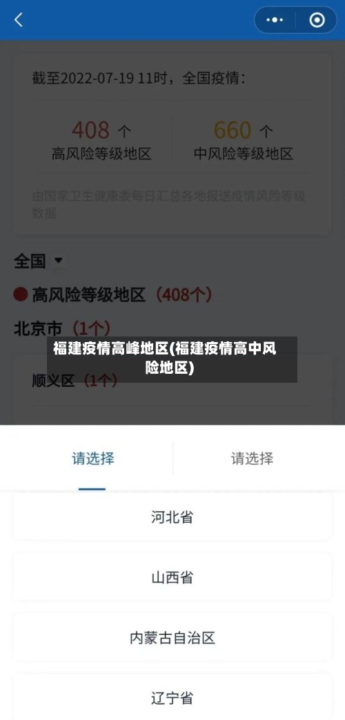福建疫情高峰地区(福建疫情高中风险地区)-第1张图片