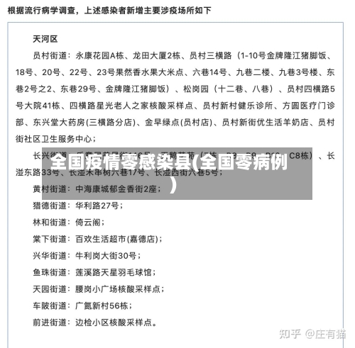 全国疫情零感染县(全国零病例)-第3张图片