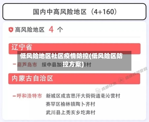 低风险地区社区疫情防控(低风险区防控方案)-第2张图片